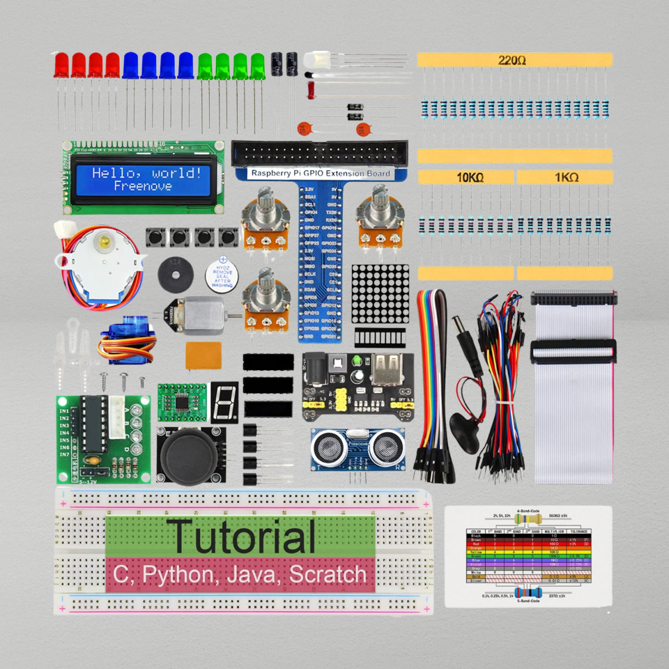 مجموعة أدوات بدء الموجات فوق الصوتية لـ Raspberry Pi مع أكواد المشروع النموذجية