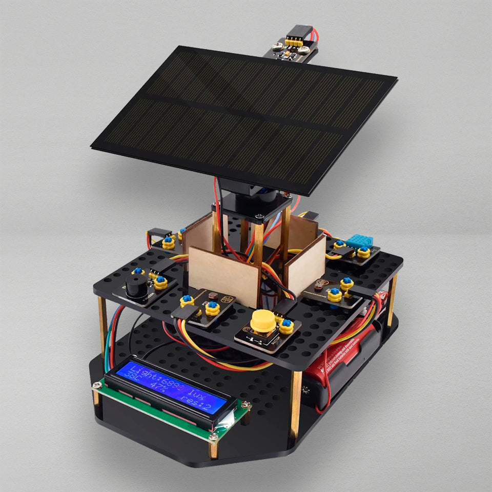 مجموعة Arduino لتتبع الطاقة الشمسية مع دعم البرمجة مفتوحة المصدر