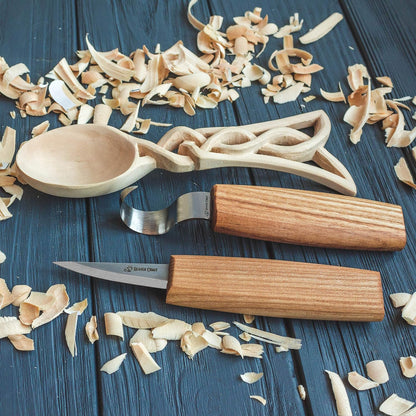 Wood Carving Kit for Beginners -  Set DIY04 Spoon Carving Kit