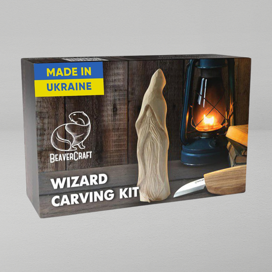 Wood Carving Kit for Beginners -  Set DIY03 Wizard