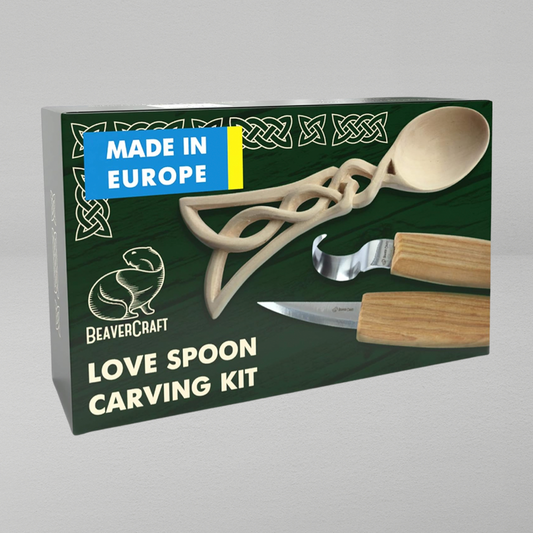Wood Carving Kit for Beginners -  Set DIY04 Spoon Carving Kit