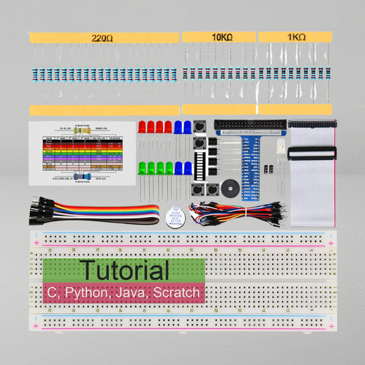 Basic Starter Kit 2 for Raspberry Pi (Raspberry Pi Board Not Included) FNK0022