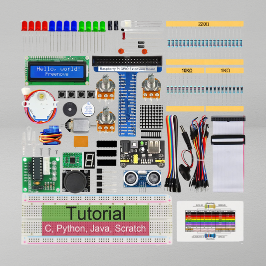 Ultrasonic Starter Kit for Raspberry Pi With Sample Project Codes FNK0024