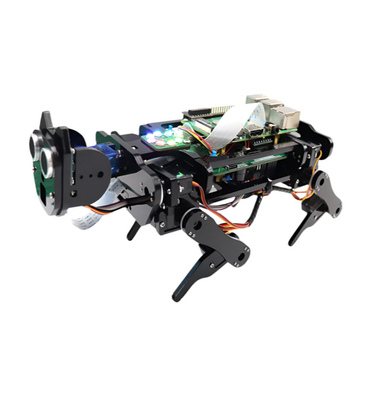 Robot Dog Kit for Raspberry Pi with Tutorial and Sample Codes FNK0050