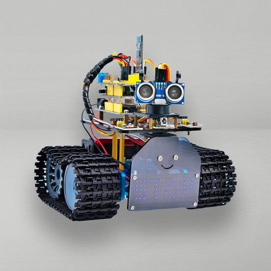 Mini Tank Robot Upgrade V2 with Bluetooth App for IOS and Android KS0428