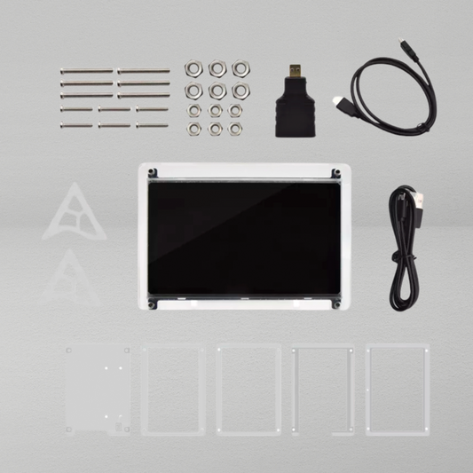 7" 1024 X 600px TFT Liquid Crystal Screen Kit for Raspberry Pi