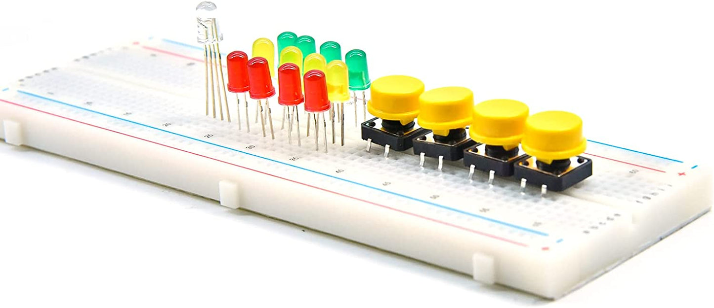 GPIO Breakout Kit for Raspberry Pi with 830-Hole Breadboard KS3018