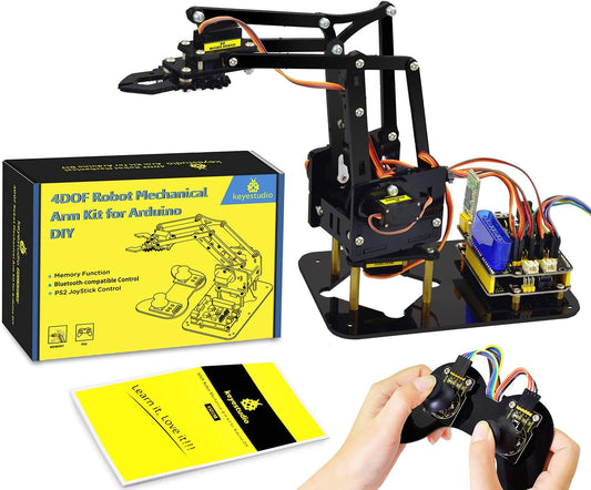 4DOF Robot Arm DIY Kit for Arduino with HC-06 Bluetooth Module