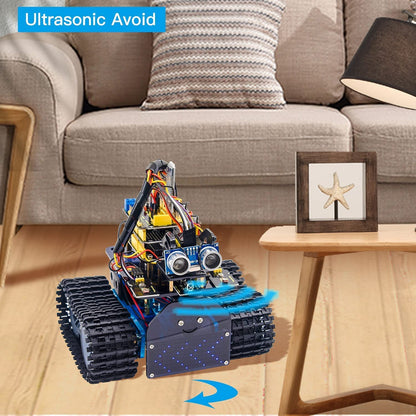Mini Tank Robot Upgrade V2 with Bluetooth App for IOS and Android KS0428