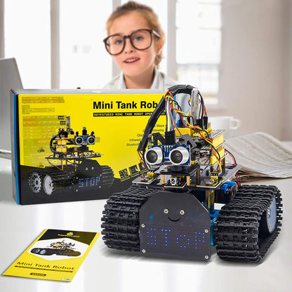 Mini Tank Robot Upgrade V2 with Bluetooth App for IOS and Android KS0428