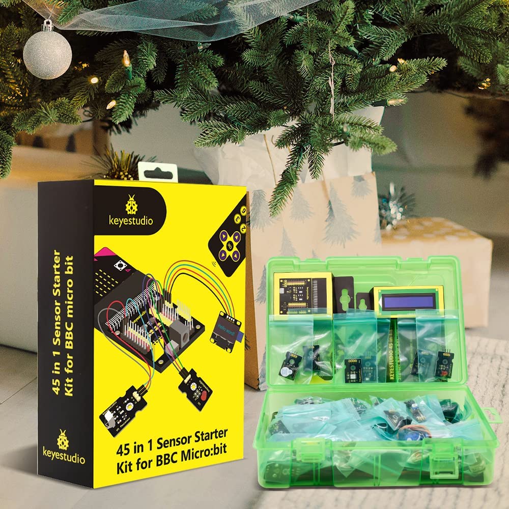 45 Sensors Starter Kit for BBC Microbit (Without Microbit Board)