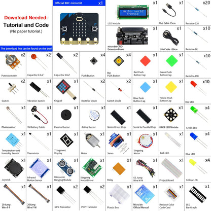مجموعة البدء المثالية لـ BBC Micro:bit (الإصدار 2 متضمن)