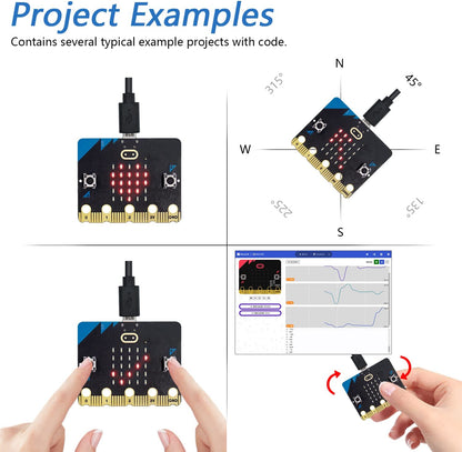 BBC Micro:bit V2 Development Board with Sample Code & Tutorial FNK0070