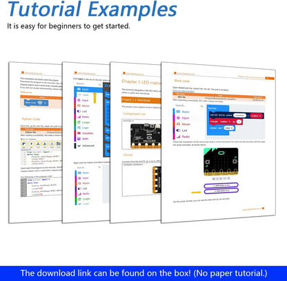 BBC Micro:bit V2 Development Board with Sample Code & Tutorial FNK0070