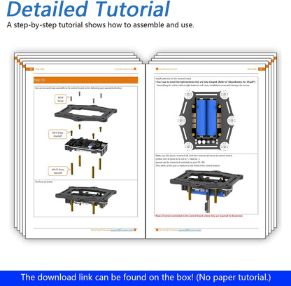 Hexapod Robot Kit with Remote Control, Manual and Sample Code FNK0031