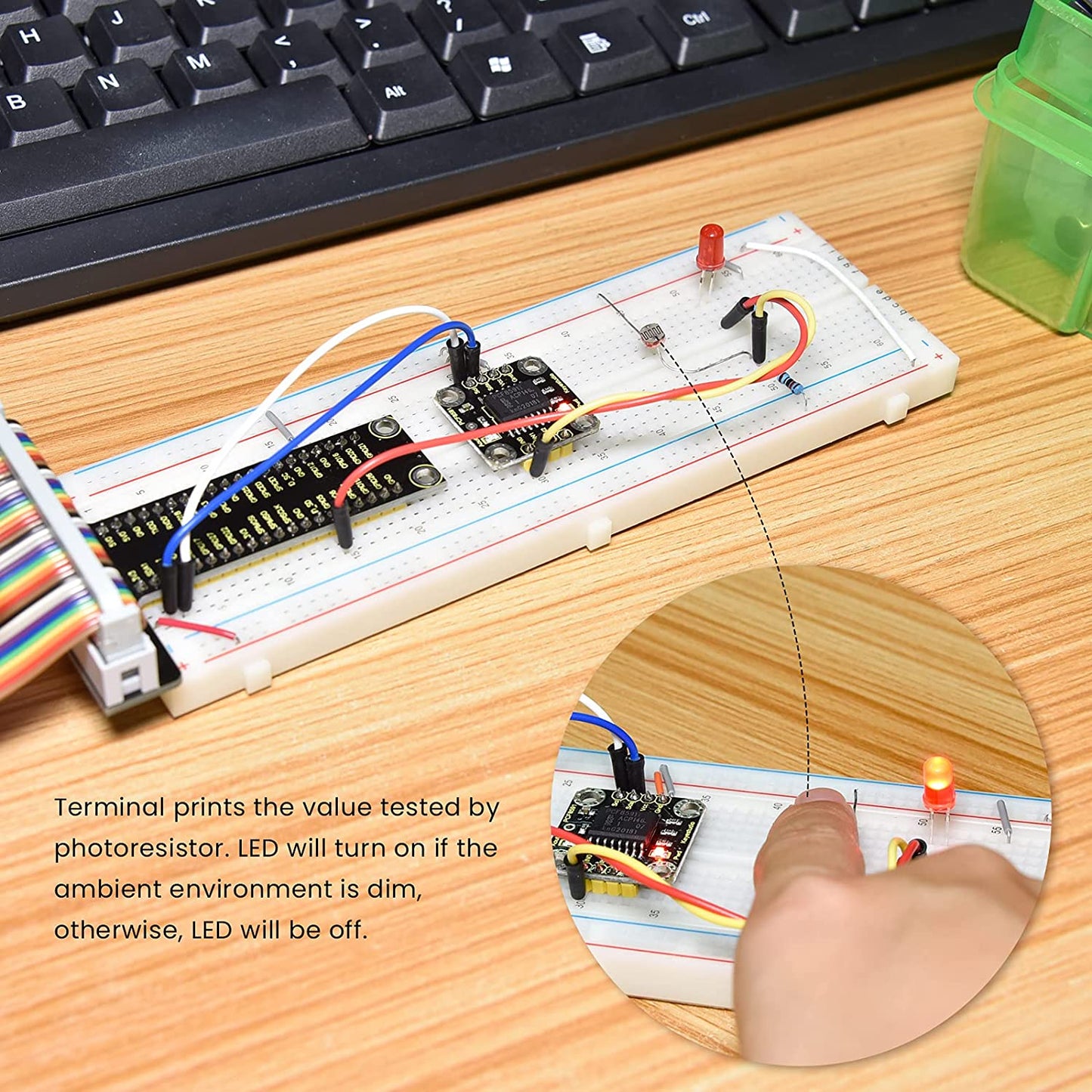 Basic Starter Kit 1 for Raspberry Pi (Raspberry Pi Board Not Included) KS3013