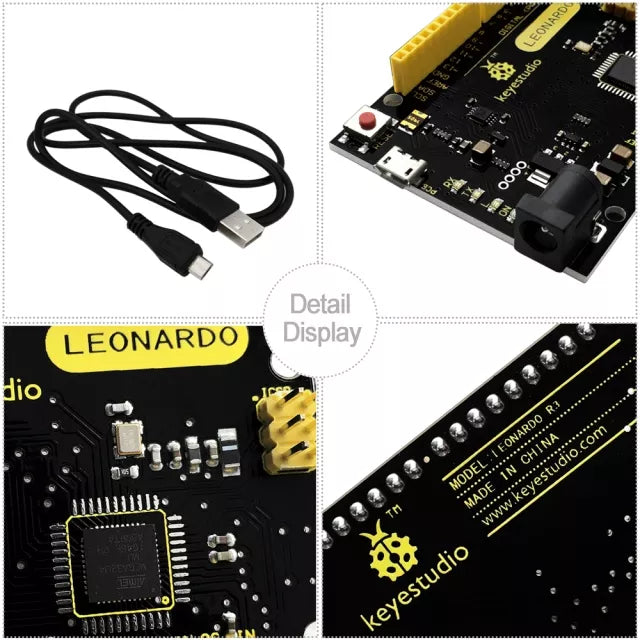 Leonardo R3 compatible for Arduino Controller with Micro USB KS0248